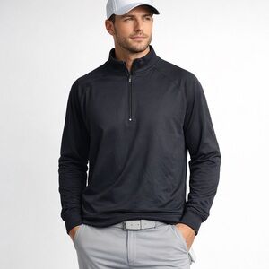 FootJoy Men’s Black 1/4 Zip Golf Performance Pullover Size XXL